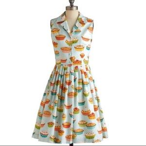 Pie print dress 🥧 ModCloth